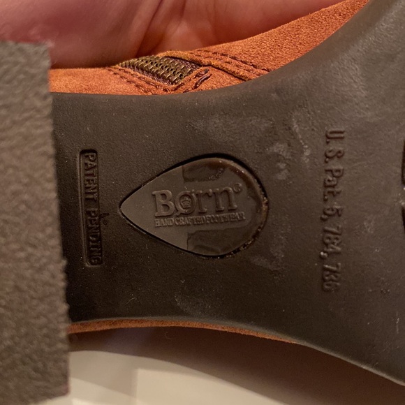 Born Suede Cass Block Heel Boots in Brown Rust Size 10 ⭐️SALE PRICE IS FIRM⭐️ - Picture 11 of 14